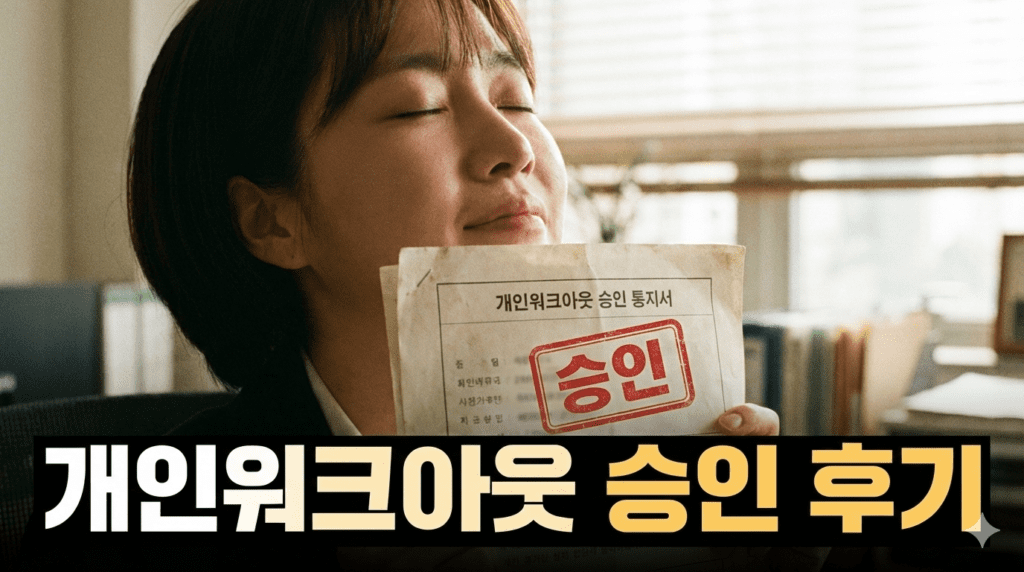 개인워크아웃 승인 후기