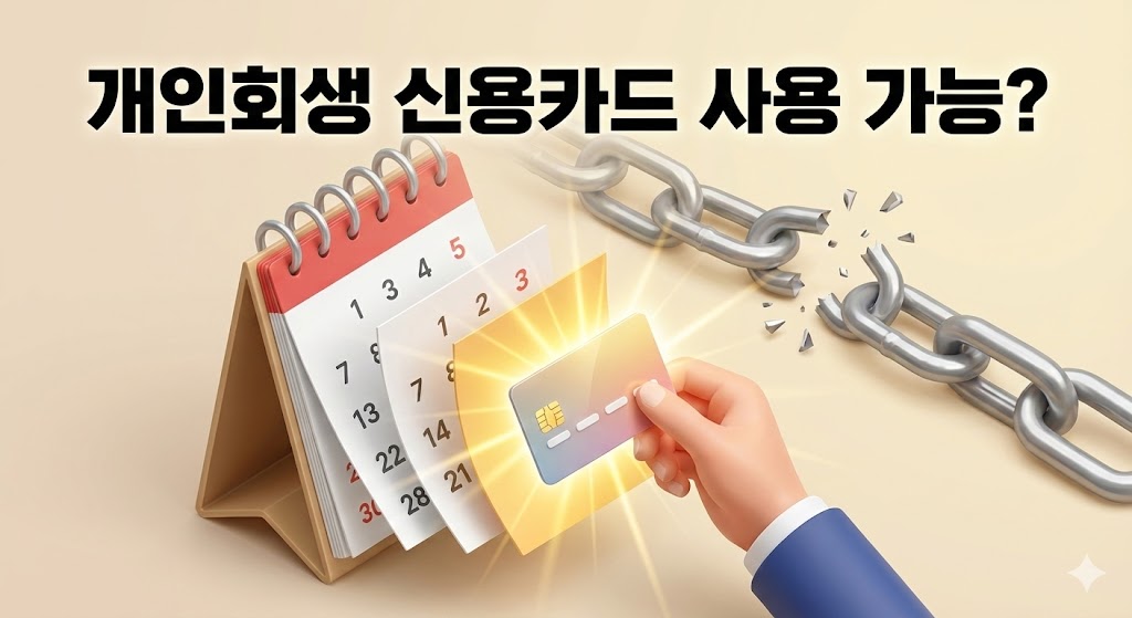 개인회생 신용카드 교통카드 체크카드 사용가능할까?