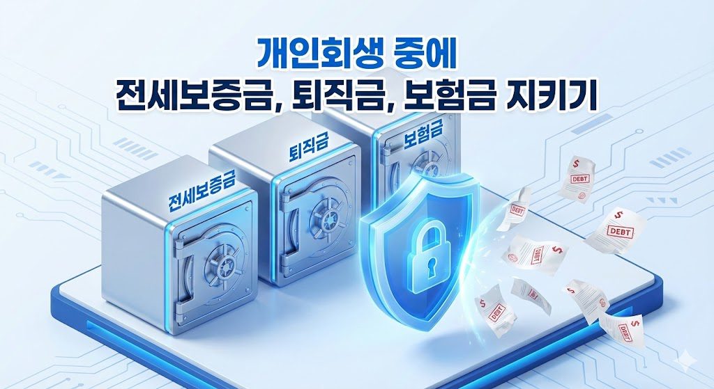 개인회생 중에 퇴직금,전세보증금,보험금 지키기