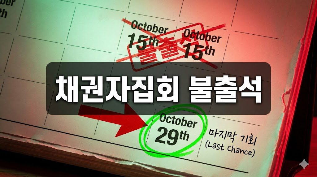 개인회생 집회 불출석