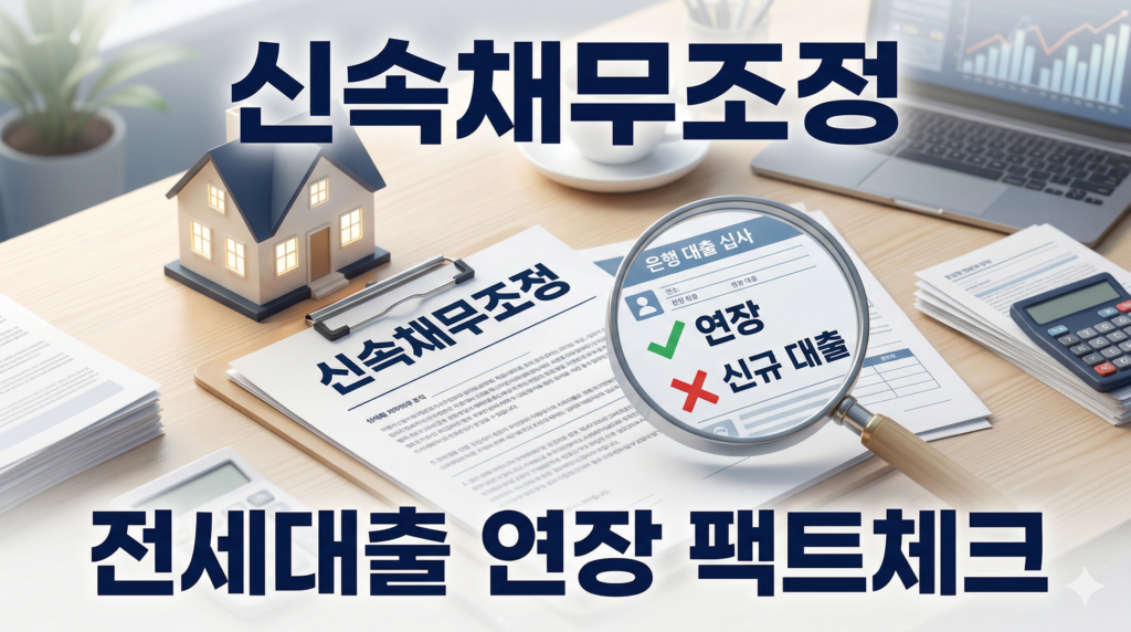 신속채무조정 전세대출